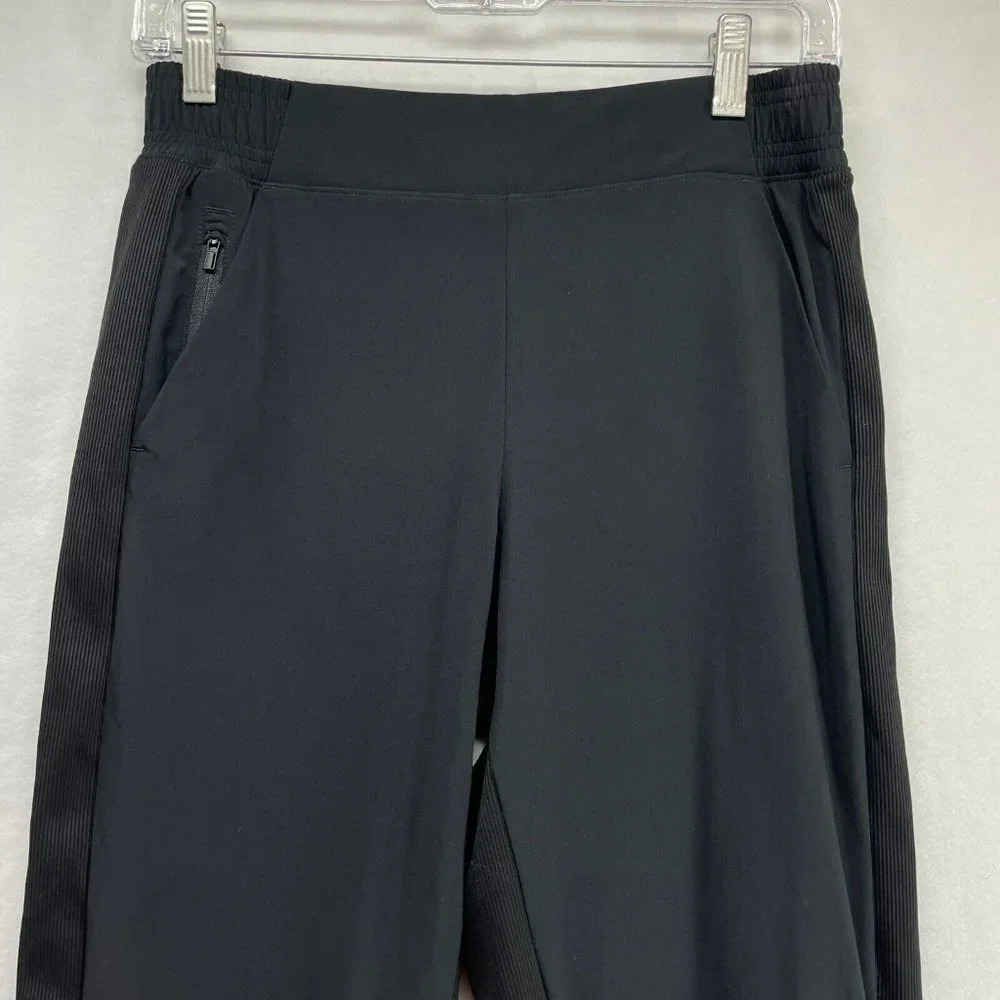 Athleta Pants Women's Sz 2 Slash Pockets Elastic Hem Stretch Gym Jogger Gray - Picture 8 of 11